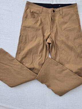 Orvis Fleece Lined Pants Men 32x30 Warm Outdoor Hiking Travel